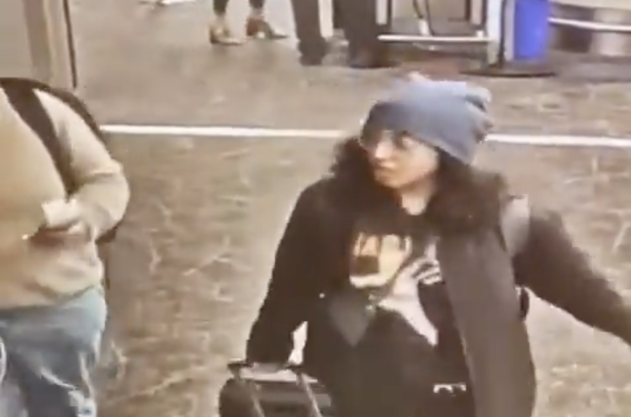 Still from a security video shared on X by US Secretary of Homeland Security Kristi Noem showing Ranjani Srinivasan [Screengrab]